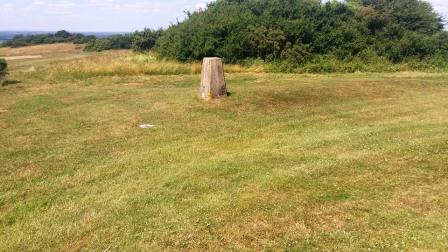 Trig point at summit