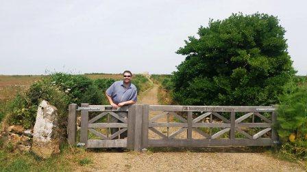 This was the road entrance to the camp