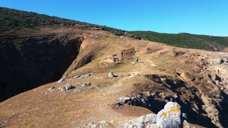 Taking a hike over to Little Sark