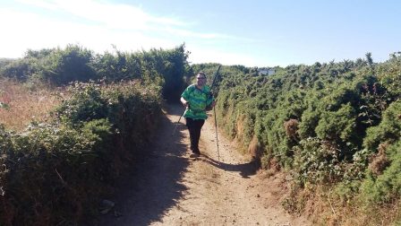 Tom exploring Sark