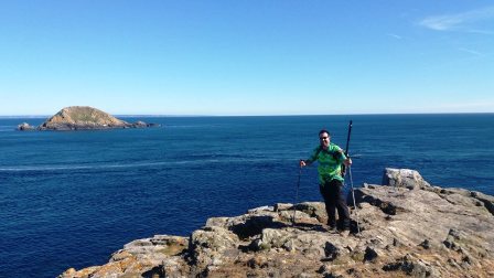 Tom on Little Sark