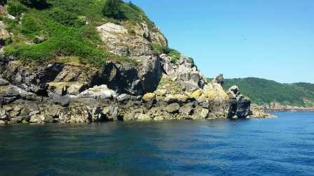 Some lovely views of the island as we sailed away