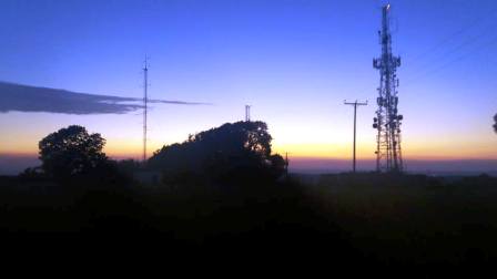 Dundry Down at dusk