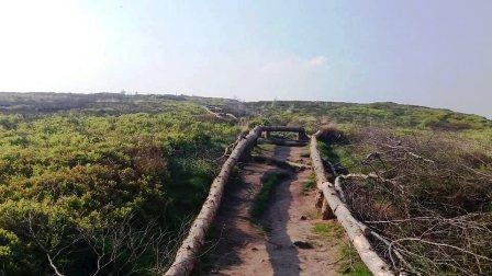 Newly refurbished footpath