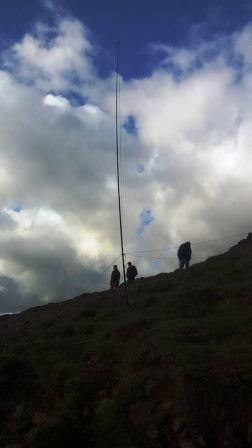 SOTA activating on Arthur's Seat