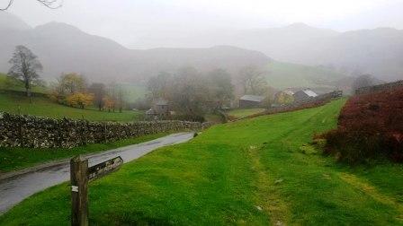 Back down off Hallin Fell