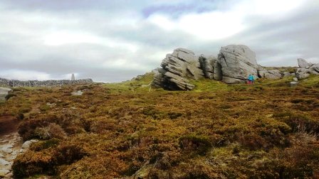 Summit area of Cracoe Fell