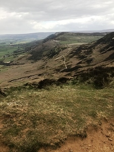 View along the ridge