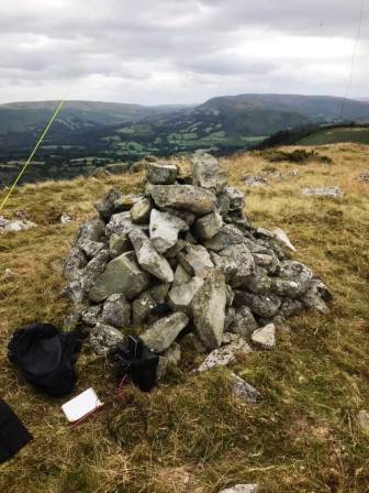 Summit cairn