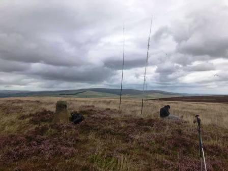 Trig point at summit