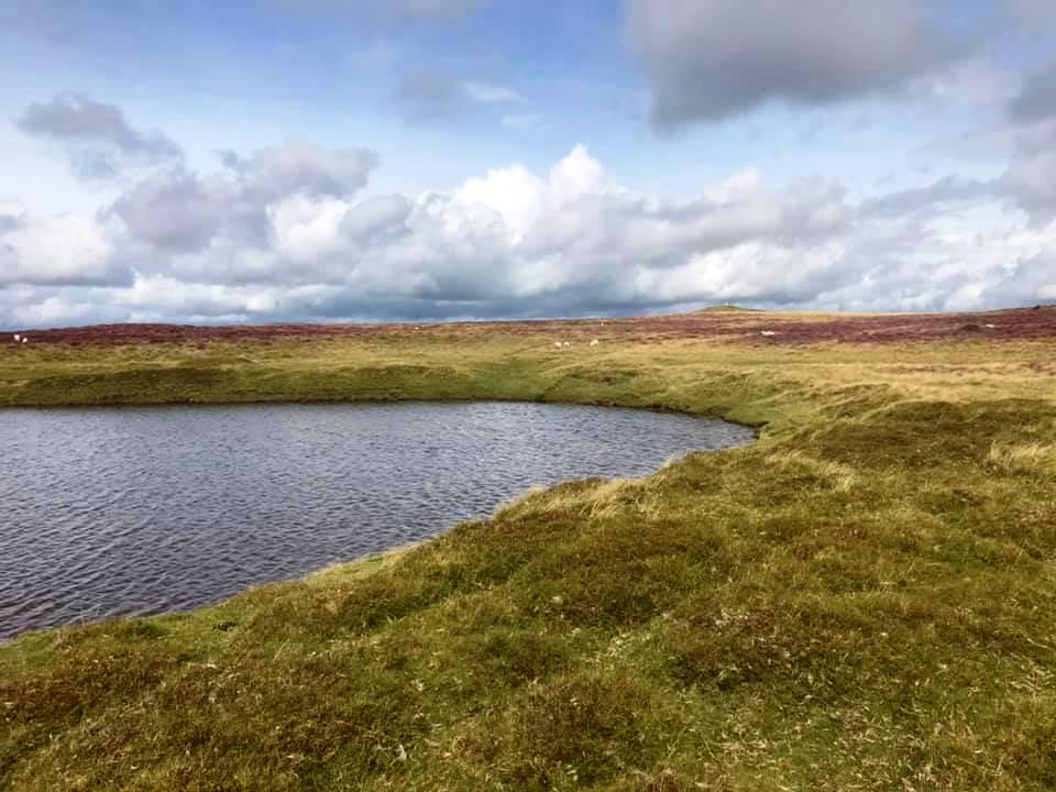 One of several pools on the way up to the summit