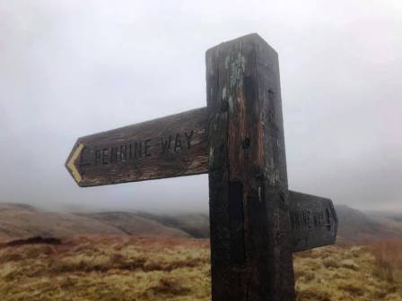 Pennine Way signpost