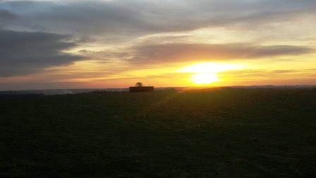 Walbury sunset