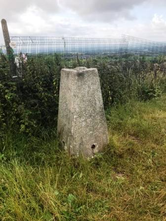 Trig point on Billinge Hill