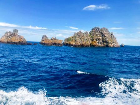 Sailing from Guernsey to Sark