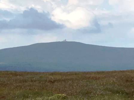 Looking across to Great Dun Fell where I would be later