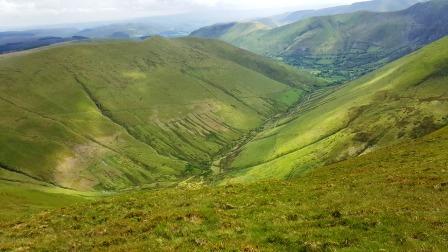 Stunning glacial valley