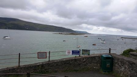 Driving past the Mawddach estuary