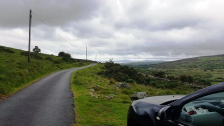 Parking spot - looking out west towards the Lleyn Peninsular and Irish Sea