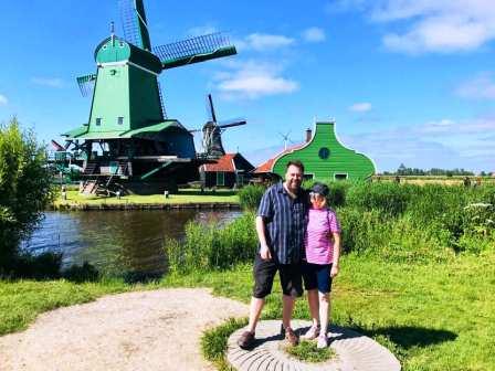 Tom & Maz in Zaanse Schans, Zaandam