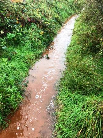 Waterlogged path!