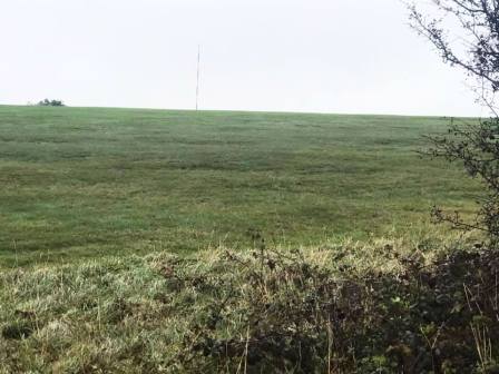 Lewes golf course runs right over the summit of Cliffe Hill