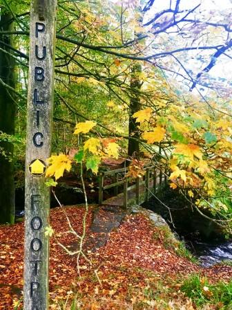 Commencing our walk after lunch at the Crag Inn, Wildboarclough