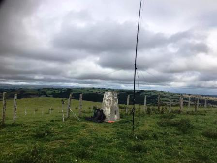 Summit of Stingwern Hill