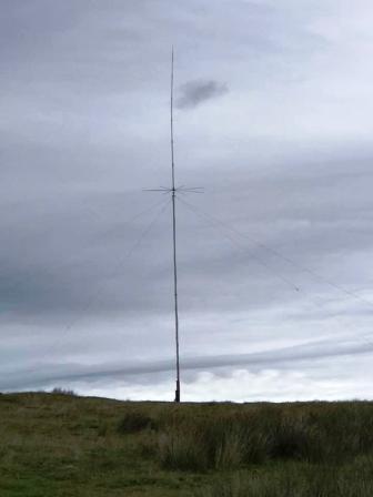 Unexpected repeater station encountered en route to the summit