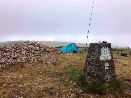 Morning on summit