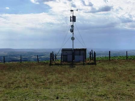 Another radio installation on the summit!