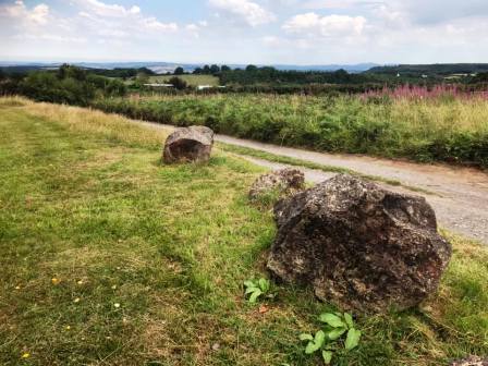 Ruardean Hill summit area