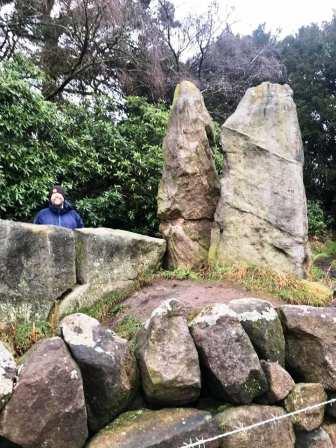 Tom at the Bridestones