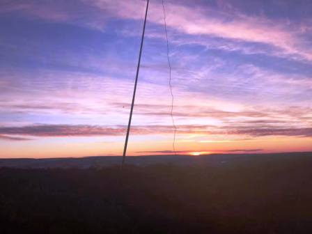 Sunrise over The Roaches