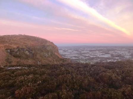 Christmas Day morning from Bosley Cloud