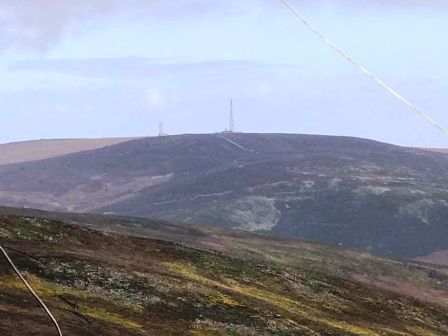 Cyrn-y-Brain as viewed earlier from Moel y Gamelin