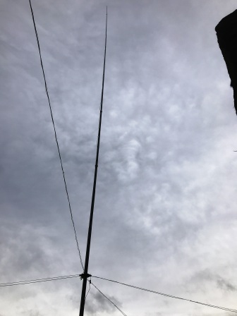 My groundplane antenna looming over me