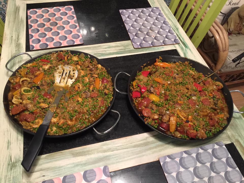 My homemade paella