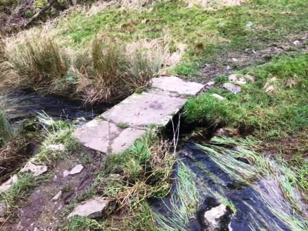 Stone footbridge