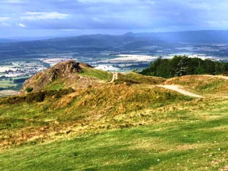 View west from Wrekin summit