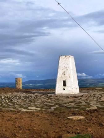 Trig point on Pendel Hill