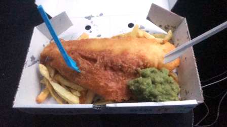 Fish supper in Llandudno!