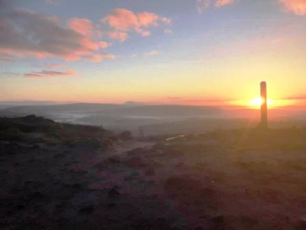 Sunrise over The Roaches