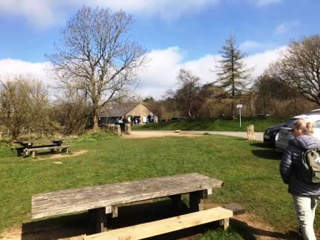 Setting off from the car park at Tegg's Nose Country Park