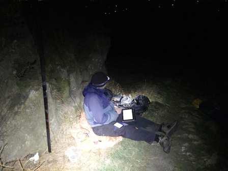 Tom M1EYP operating on 40m FT4