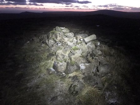 Summit cairn