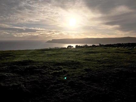 View over the coastline from Cross Slieve