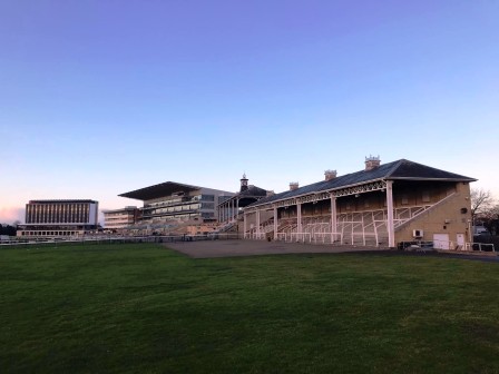 Starting out from Doncaster Racecourse on a serene morning