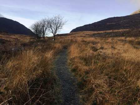 Onto a gravel path