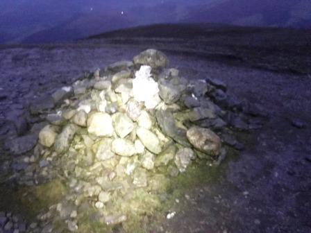 Summit cairn